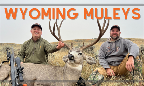 Derrick Ratliff and Hazer Bulkley with Wyoming Mule Deer